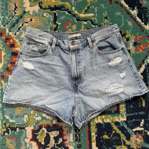 Levi's High Waisted Mom Shorts